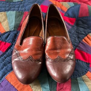 Naturalizer Two-Toned Wingtip Smoking Slippers